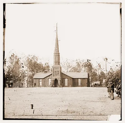Petersburg Virginia. Church built by 50th New York Engineers.