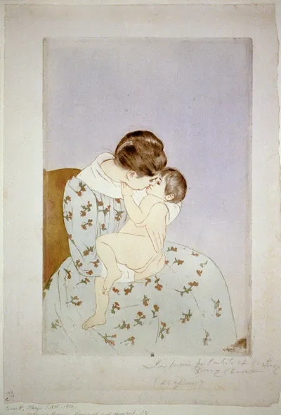 Mother's kiss / Mary Cassatt