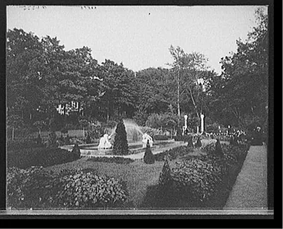 [Italian garden, Canfield (Congress Spring) Park, Saratoga, N.Y.]