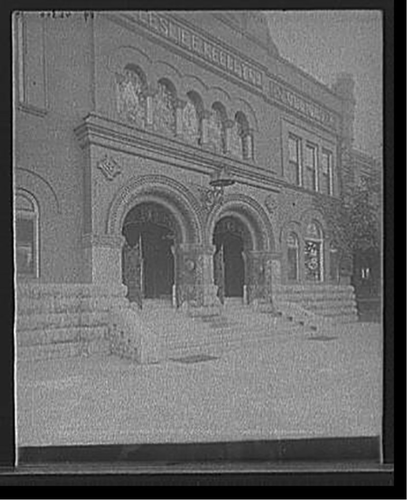 Doorway of the Keeley Institute, Dwight, Ill., [between 1900 and 1905] — historic photograph