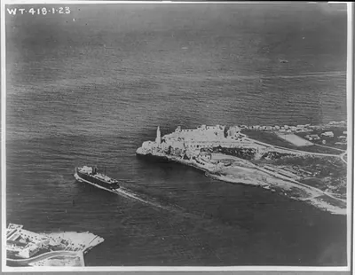 [Cuba - Morro Castle, far view]
