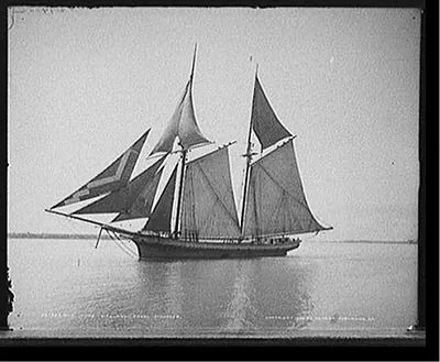 Old time Welland Canal schooner