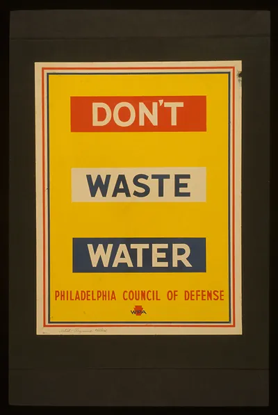 Dont waste water