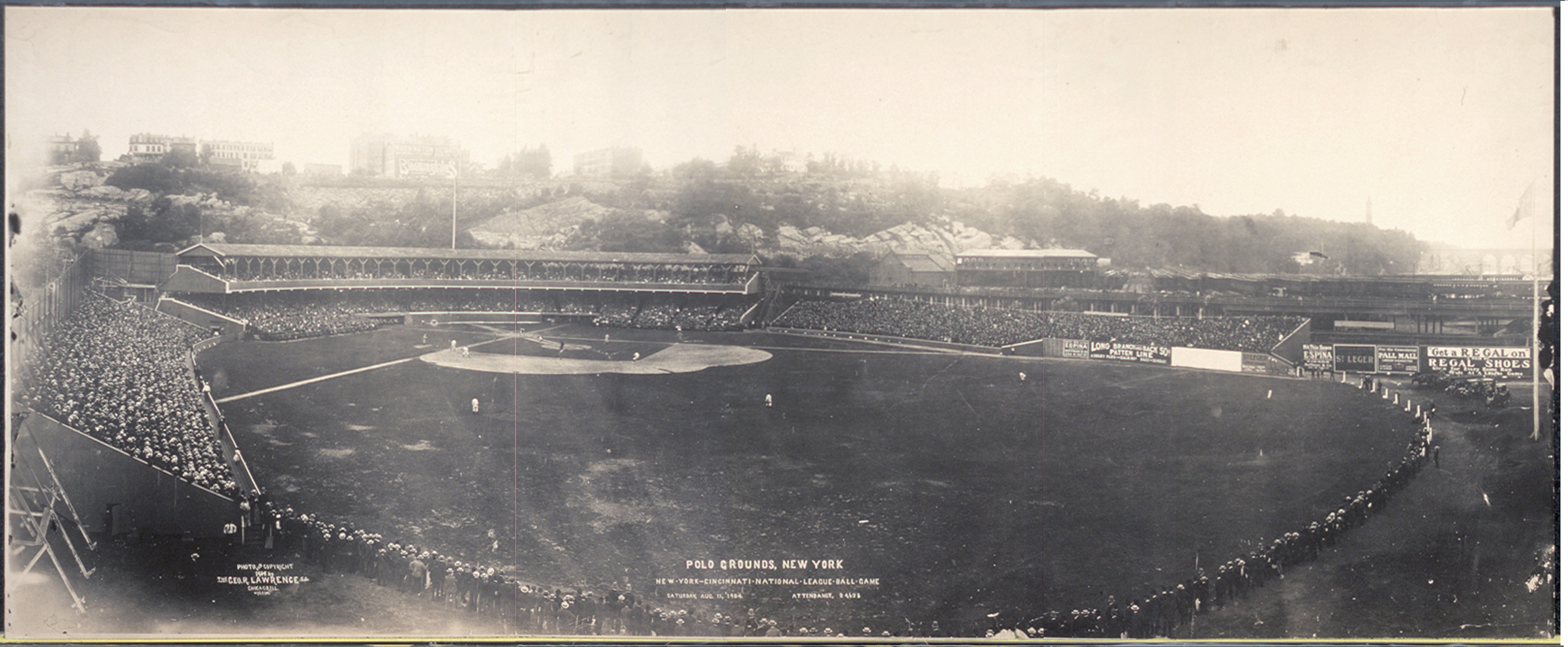 Polo Grounds, New York Cincinnati, 1904, 1904 — historic image