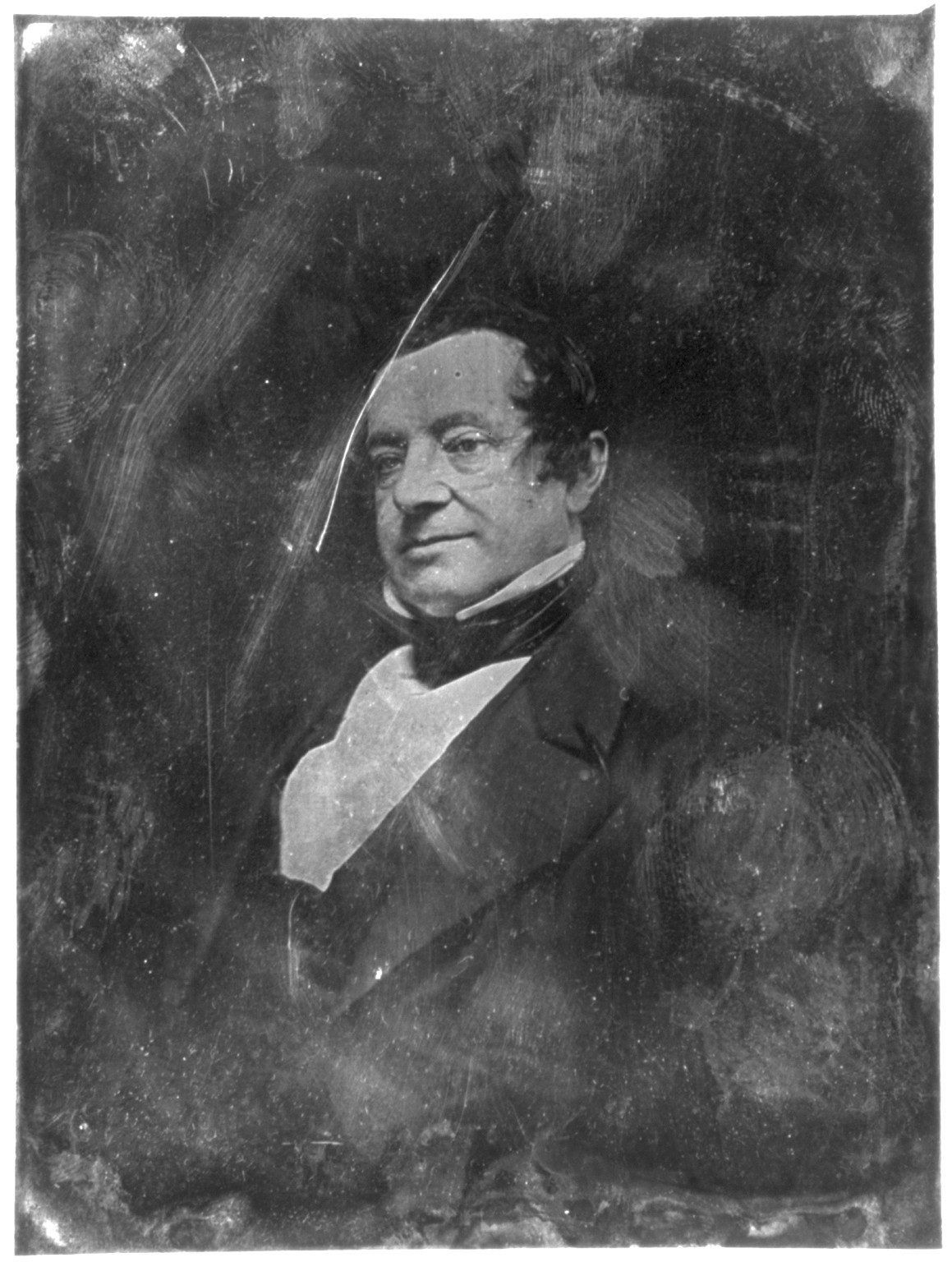 [Washington Irving, half-length portrait, three-quarters to the left], [between 1855 and 1860] — historic photograph