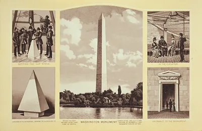 Washington Monument Illustration In Washington Album