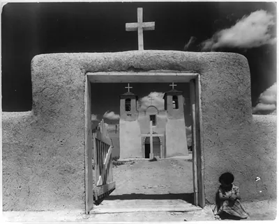 New Mexico: Los Ranchos de Taos Church