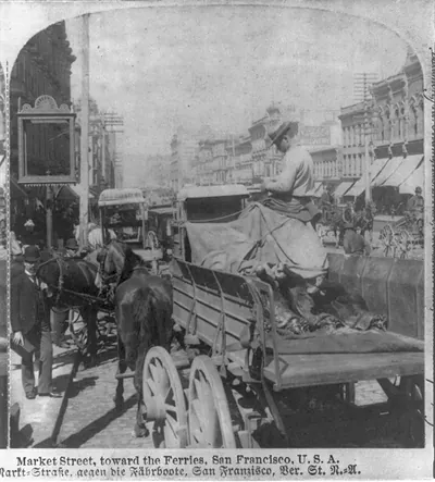 Market Street, toward the ferries, San Francisco