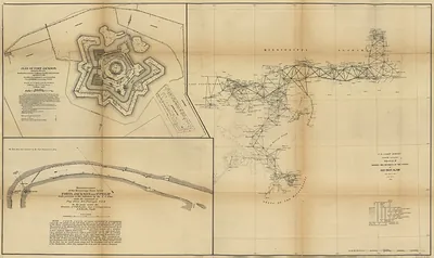 Triangulation network from Mobile Bay by the Mississippi River delta1862