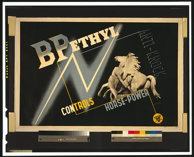 BP ethyl anti-knock controls horse-power