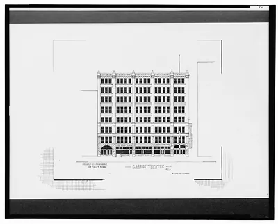 [Garrick Theatre, Griswold near Michigan Ave., Detroit, Michigan] / AFD 1922.