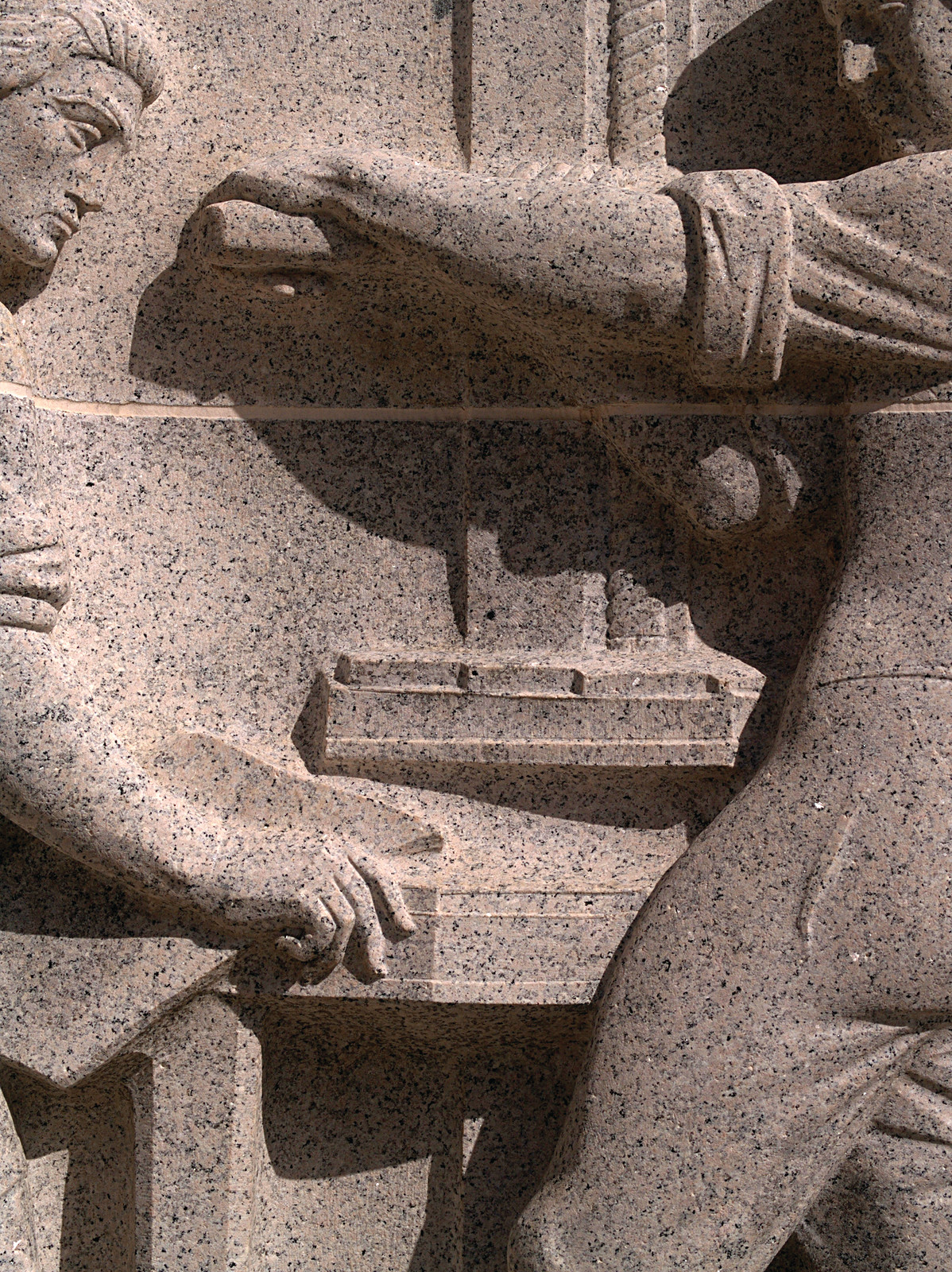 Printing Press Detail, Carl Paul Jennewein's Trylon, Washington, DC — historic print