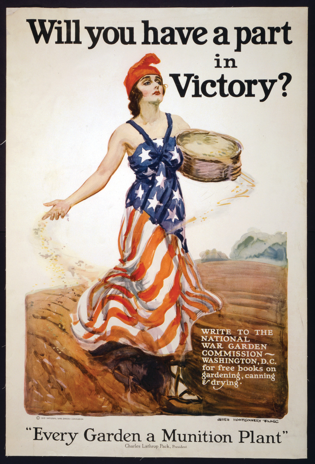 Will you have a part in victory? / James Montgomery Flagg., c1918. — vintage poster