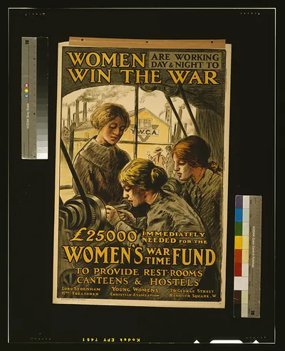 Women are working day & night to win the war / Witherby & Co. London.