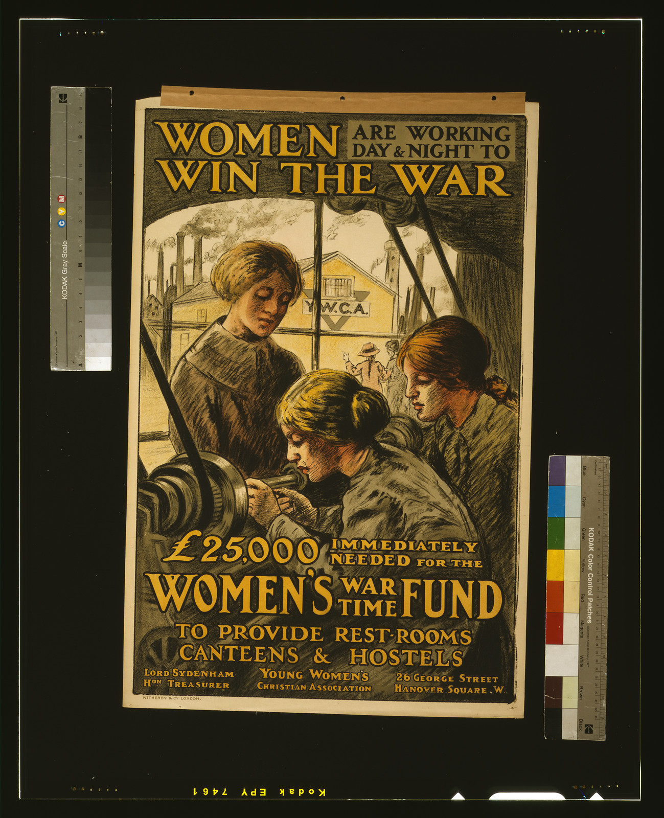 Women are working day & night to win the war / Witherby & Co. London., [S.l. : s.n., 1915] — vintage poster