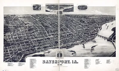 Davenport, Iowa, 1888