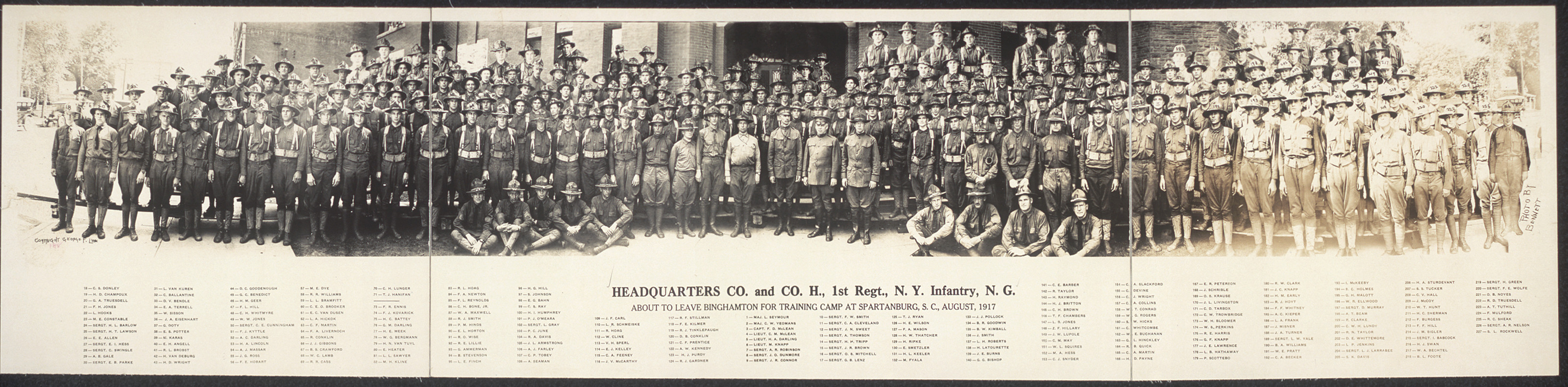 Binghamton Military, New York, 1917, 1917 — historic image