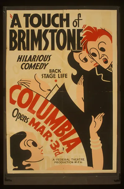 A touch of brimstone Hilarious comedy (S) Back stage life.