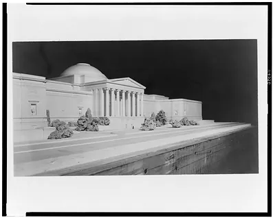 Vintage Street Scene - Washington DC - National Gallery of Art (2)