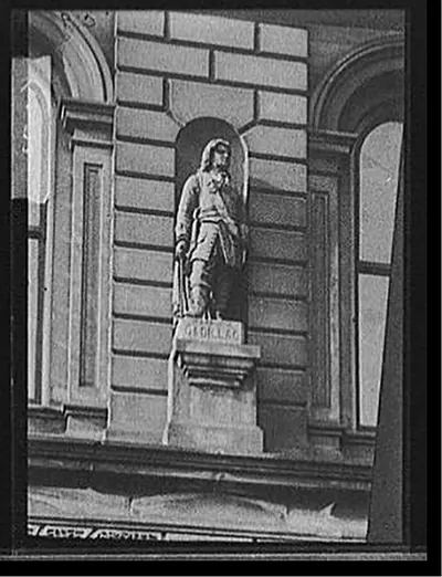 [Cadillac statue]