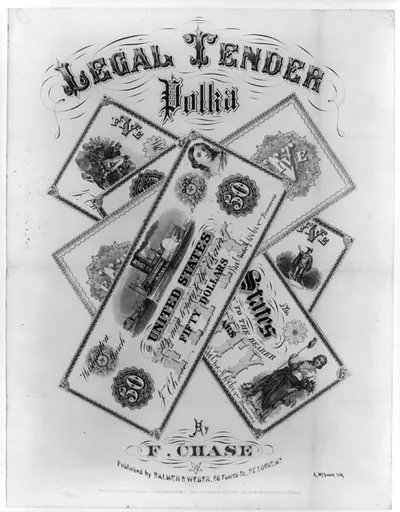 Legal tender polka by F. Chase / A. McLean Lith.