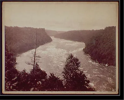 The Rapids of Niagara, Lewiston Branch, N.Y. Central Ry.