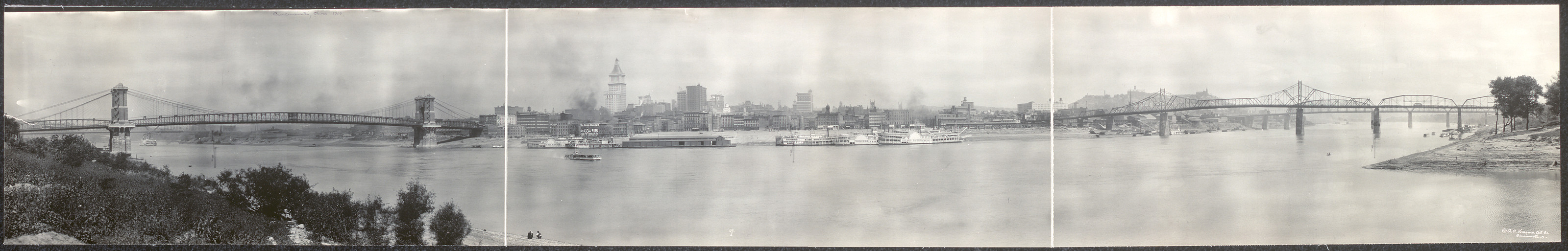 Waterfront of Cincinnati, Ohio, 1914, 1914 — historic image