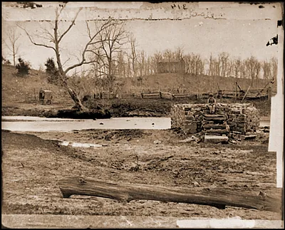 Bull Run Va. Catharpin Run Sudley Church and the remains of the Sudley Sulphur Spri
