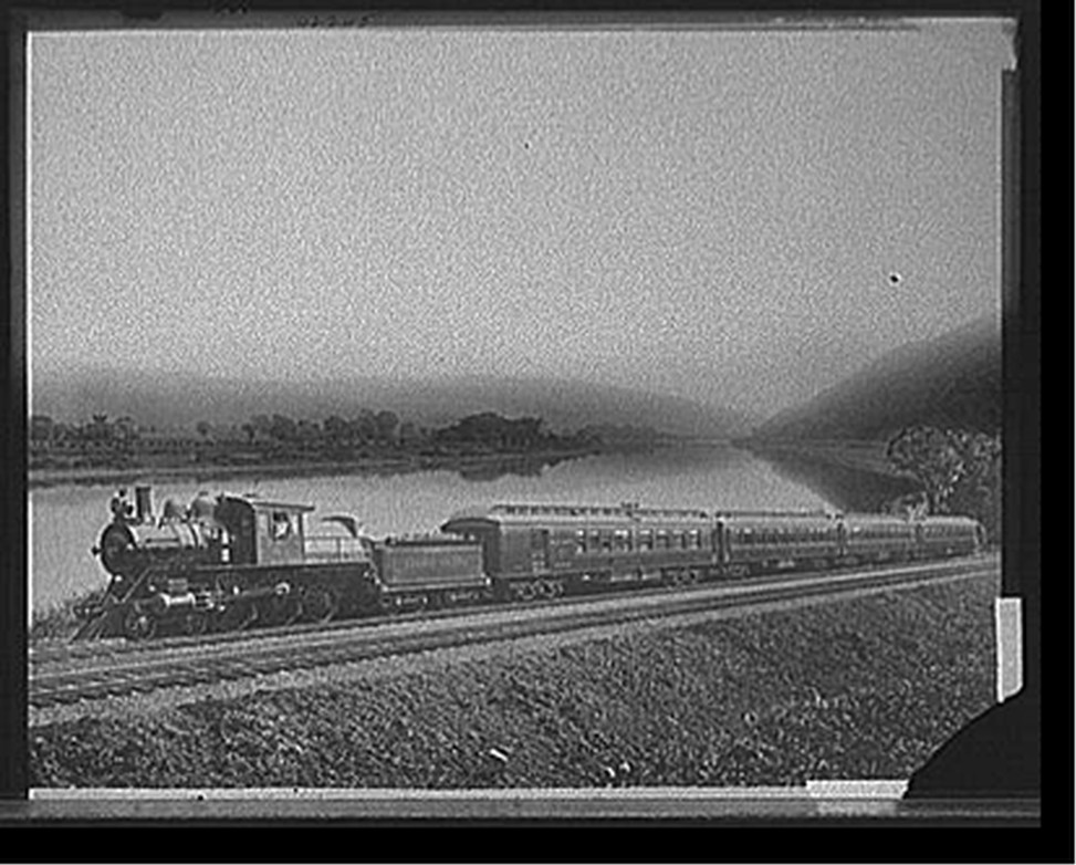 [Copy of Lehigh Valley Railroad train], [between 1900 and 1910] — historic photograph