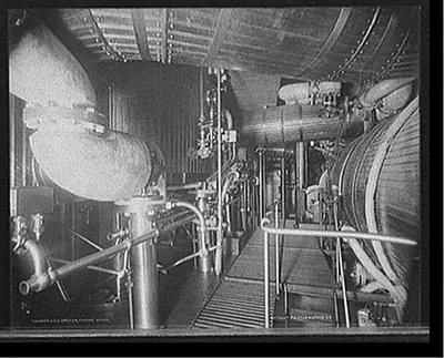 U.S.S. Oregon, engine room