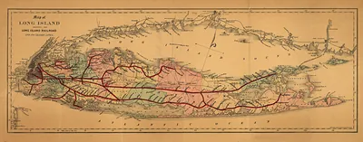 Long Island Railroad, New York, 1882