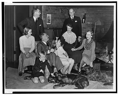 The Roosevelt fireside