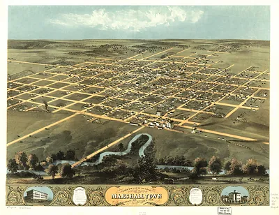 Marshalltown, Iowa, 1868