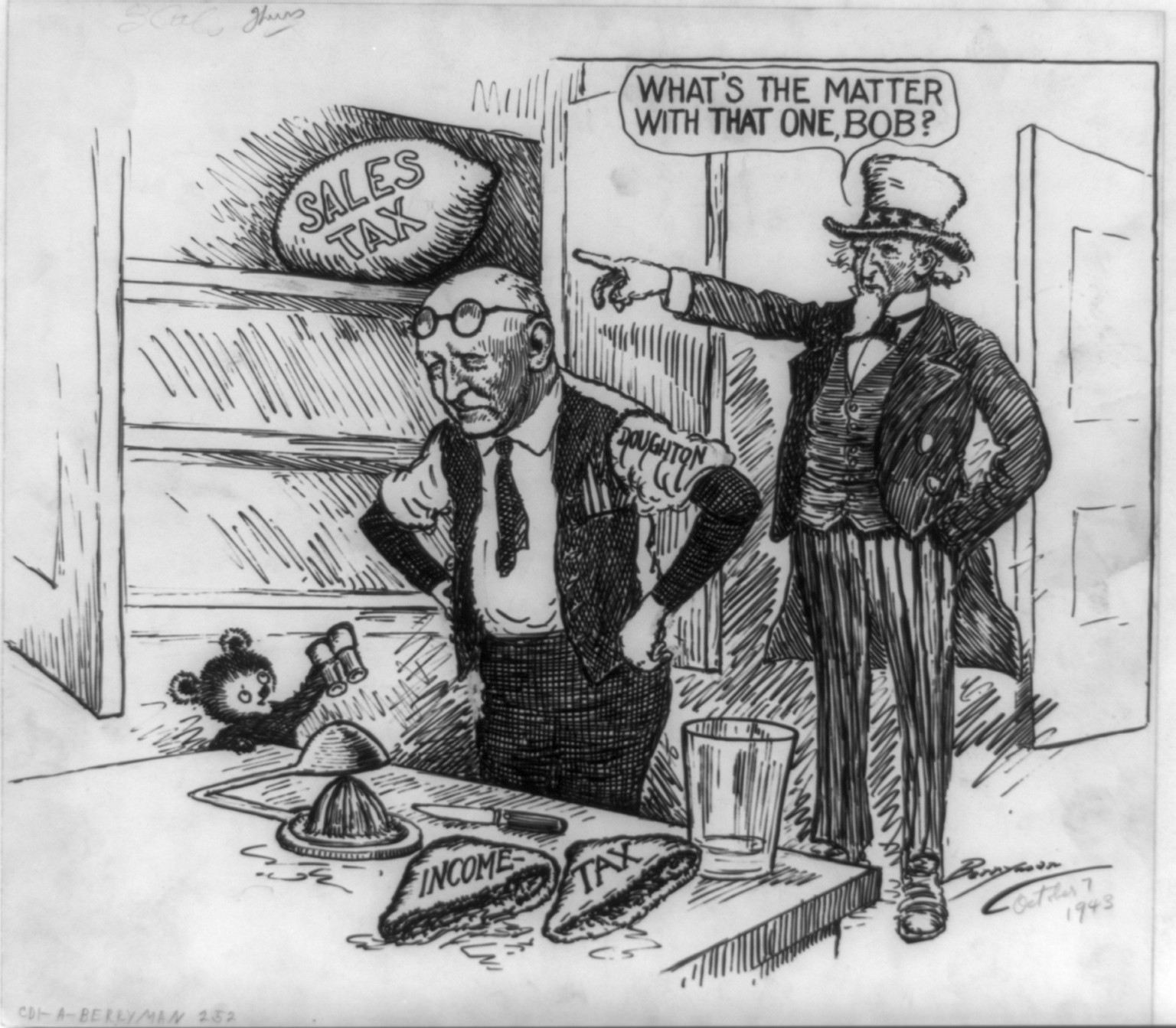 What's the matter with that one, Bob? / Berryman., 1943 Oct. 7. — historic drawing
