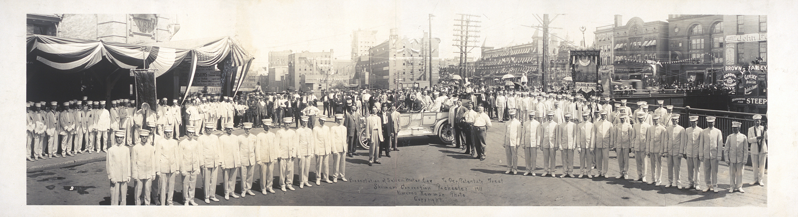 Shriners Convention, Rochester, New York, 1911, 1911 — historic image