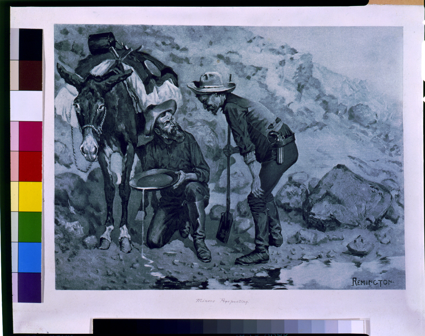 Miners prospecting / Remington., [c188-] — historic print
