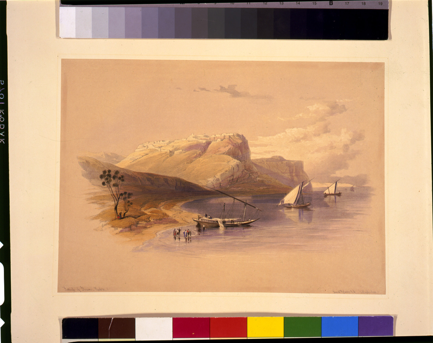 Fortress of Ibrim--Nubia / David Roberts, R.A., [published between 1846 and 1849] — antique lithograph