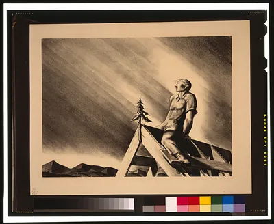 [Roof tree, 1928] / Rockwell Kent.