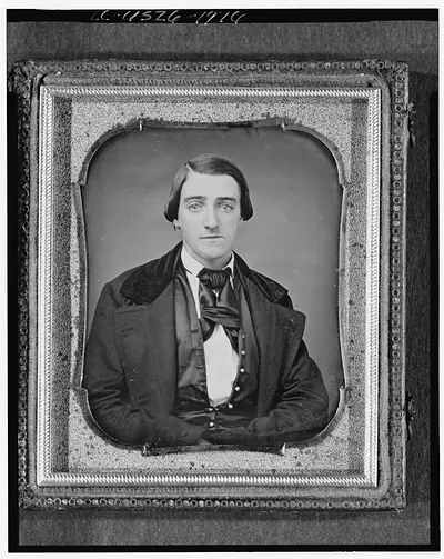[Unidentified man, friend of Clara Barton, head-and-shoulders portrait, full face]