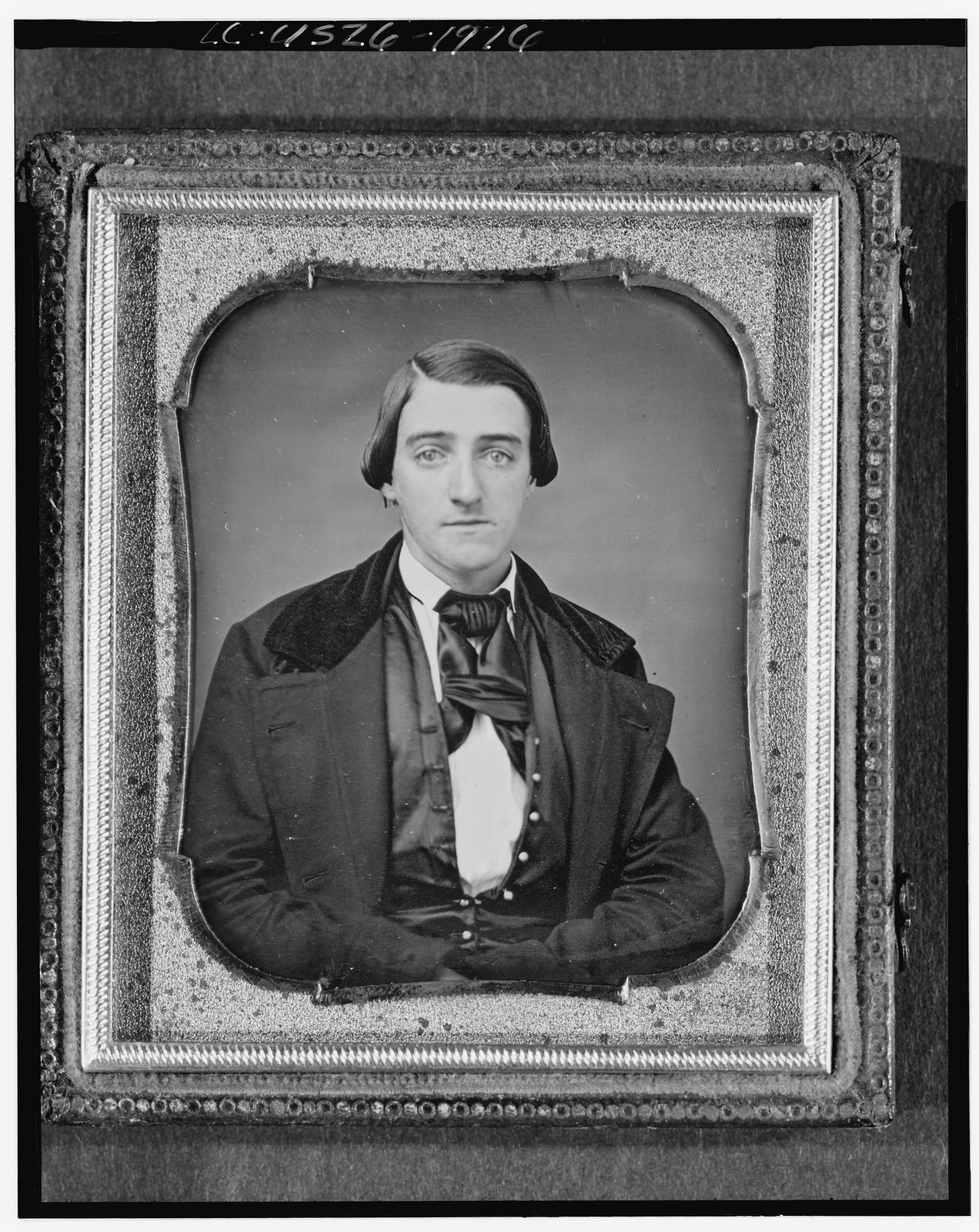 [Unidentified man, friend of Clara Barton, head-and-shoulders portrait, full face], [between 1840 and 1860] — historic photograph