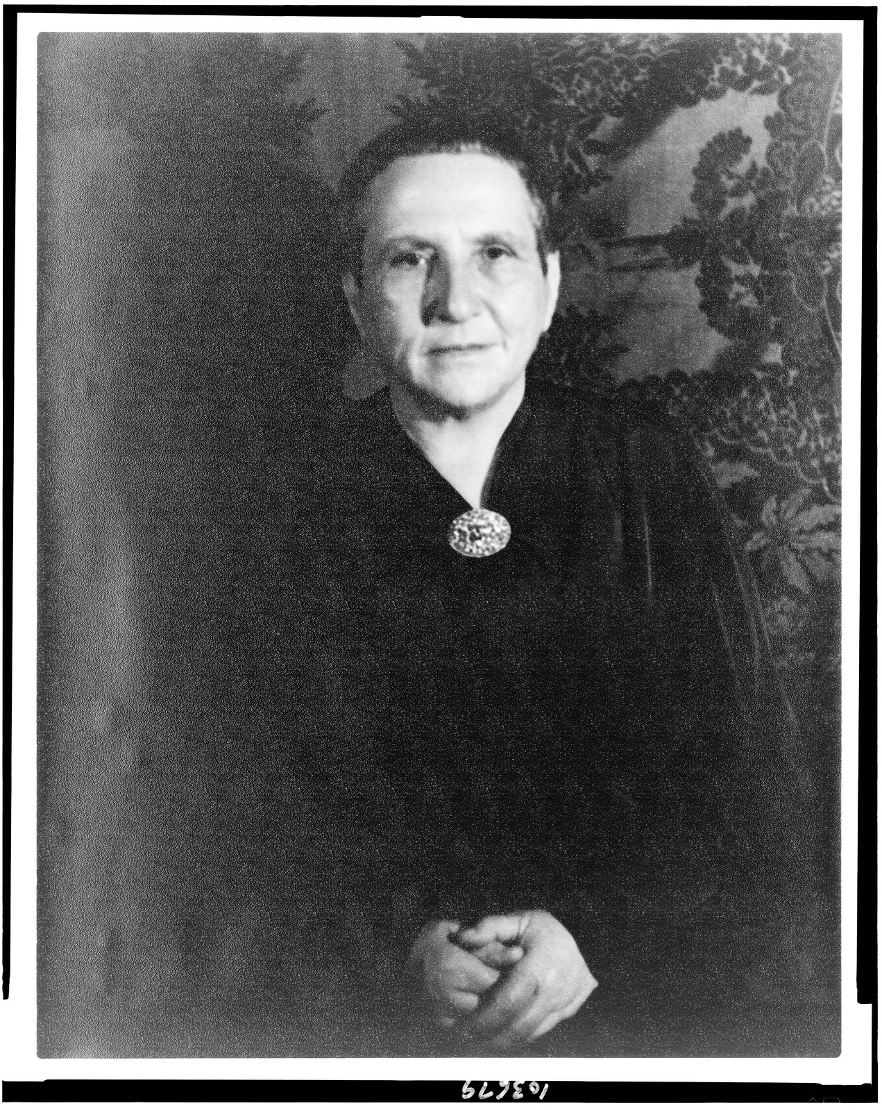 [Portrait of Gertrude Stein, New York], 1934 Nov. 4. — historic photograph