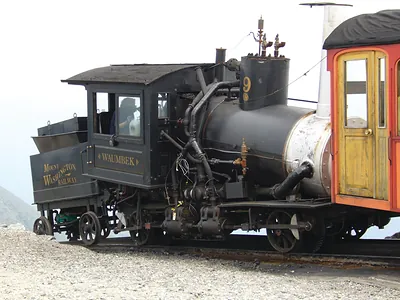 Mount Washington Railway locomotive Waumbek, number 9