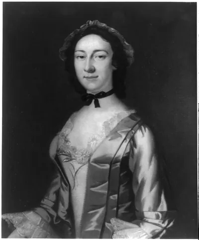 [Mrs. Lewis Morris, half length portrait, facing left]