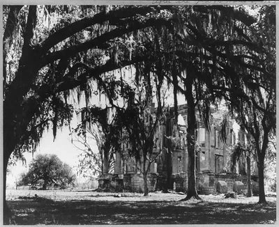 Belle Grove Plantation, White Castle, Iberville Parish, La., after the fire on March 15, 1952
