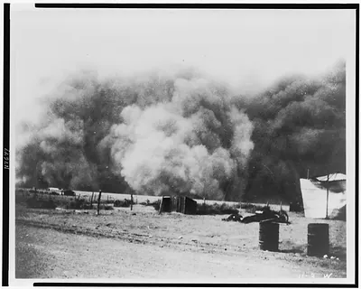 Dust storm, Kansas