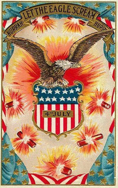 Let the Eagle Scream, 4th July patriotic card