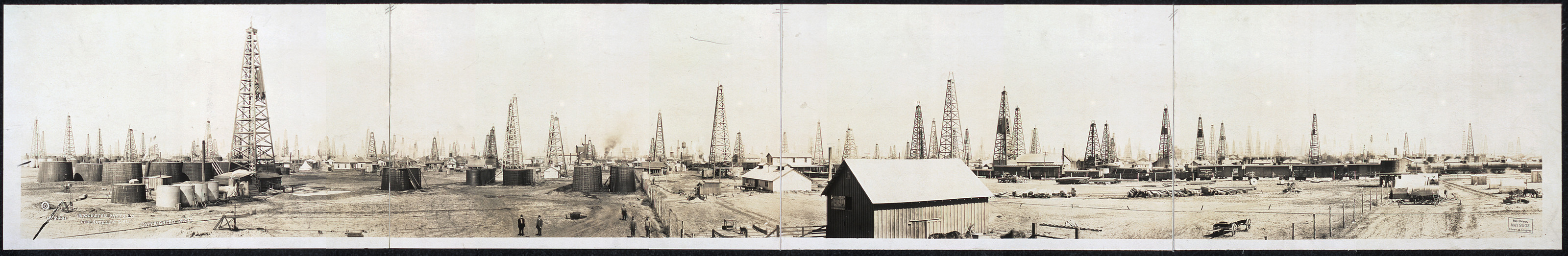 Wichita County Burkburnett oil field, Texas, 1919, 1919 — historic image