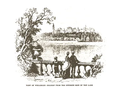 Wellesley College From Harpers Weekly 1876 10, Massachusetts