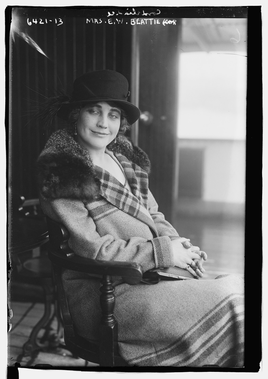 Mrs. E.W. Beattie, n/a — historic photograph