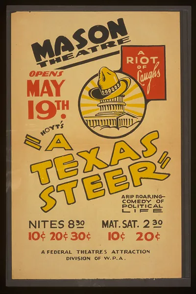 Hoyts A Texas steer a rip roaring comedy of political life.